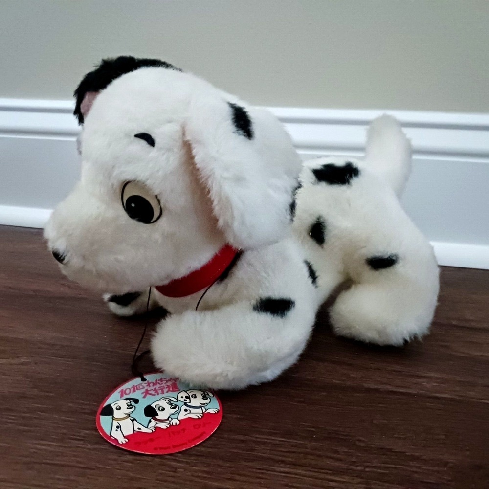 Vintage Toyko Disneyland Patch 101 Dalmatians Plush‎ Dog 9" Long